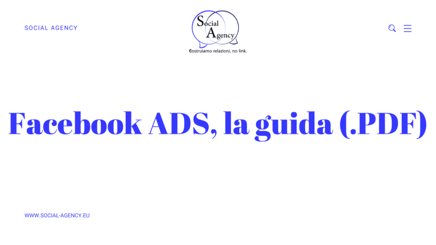 Facebook ADS, la guida (.PDF)